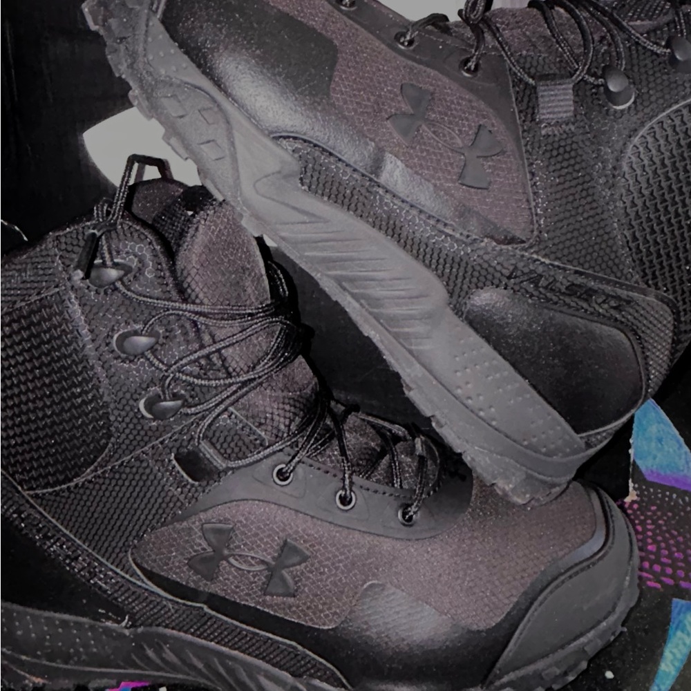 Under Armour Men’s Black Tactical Hiking Boots